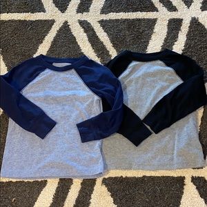 Cat & Jack 3T Baseball Sleeve Long Sleeve Shirts